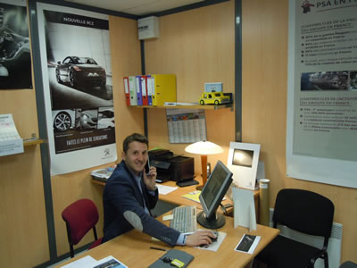 franck, le commercial du garage Jourdan